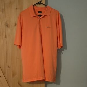 Men's Coral Polo Shirt - Classic Collared Short Sleeve